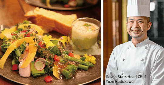 Seven Stars Head Chef Yuzo Kadokawa